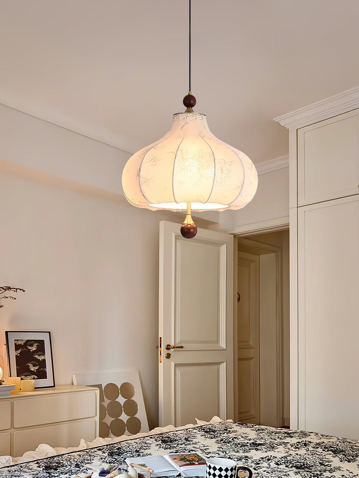 Petal Suspension Vintage en Bois