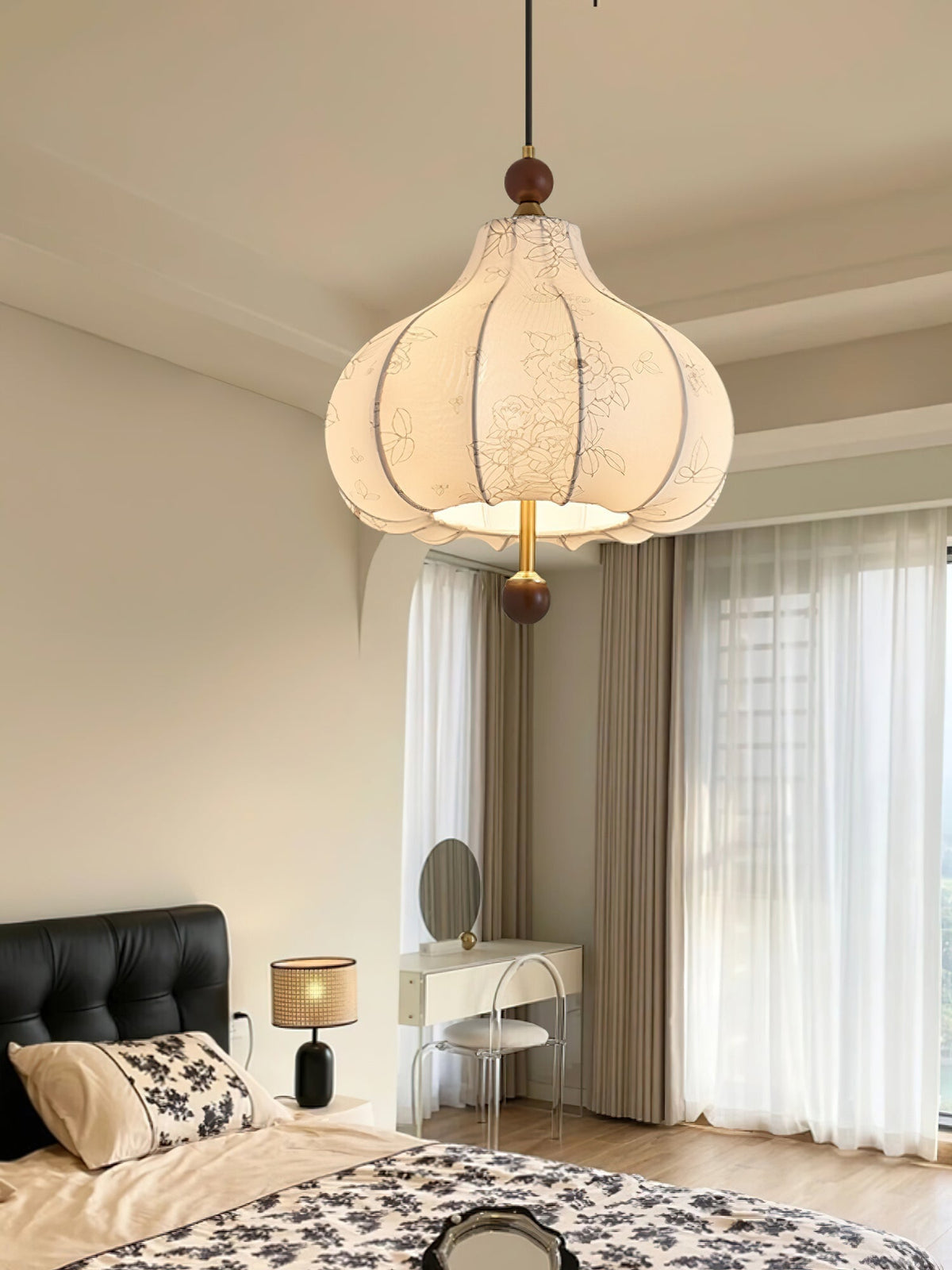 Petal Suspension Vintage en Bois