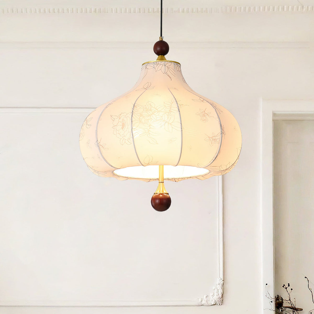 Petal Suspension Vintage en Bois