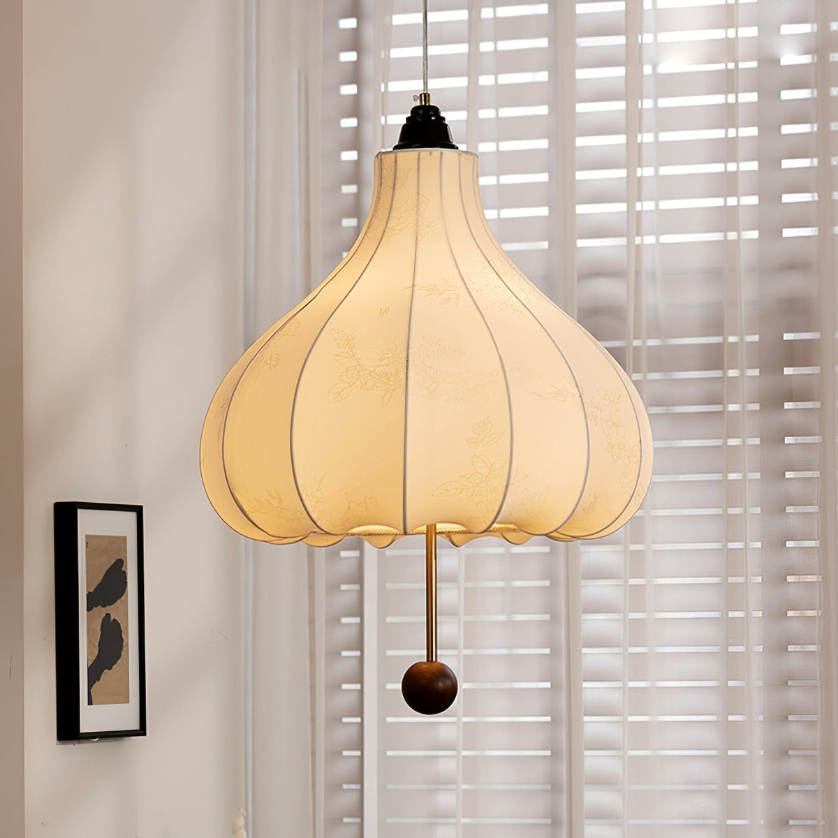 Orbitio Suspension Tissu Bois