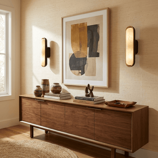 Chiarore Alabaster Wall Sconce-Neutral Decor