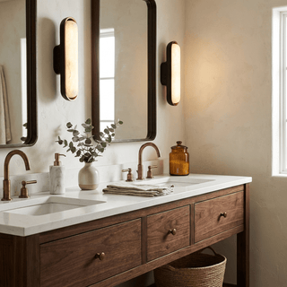 Chiarore Alabaster Wall Sconce-Neutral Decor