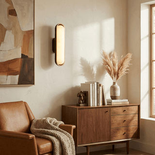 Chiarore Alabaster Wall Sconce-Neutral Decor