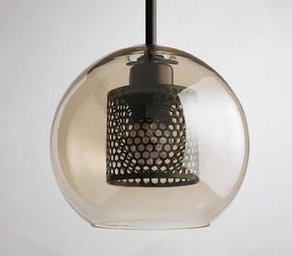 Lustra Suspension en Verre Chiswick pour Salon-Luire
