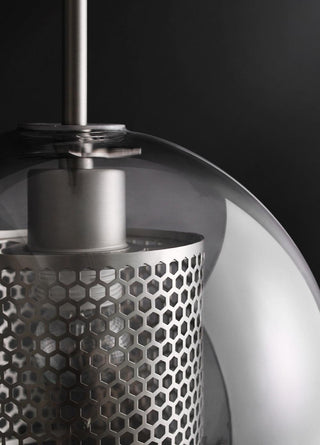 Lustra Suspension en Verre Chiswick pour Salon-Luire