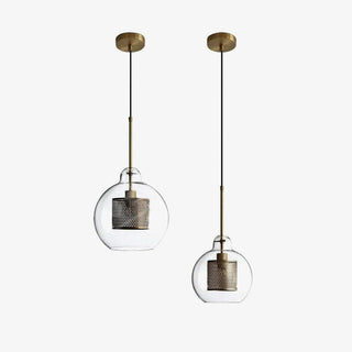 Lustra Suspension en Verre Chiswick pour Salon-Luire
