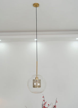 Lustra Suspension en Verre Chiswick pour Salon-Luire