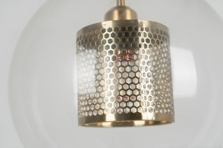 Lustra Suspension en Verre Chiswick pour Salon-Luire
