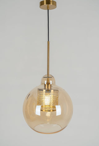 Lustra Suspension en Verre Chiswick pour Salon-Luire