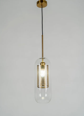 Lustra Suspension en Verre Chiswick pour Salon-Luire