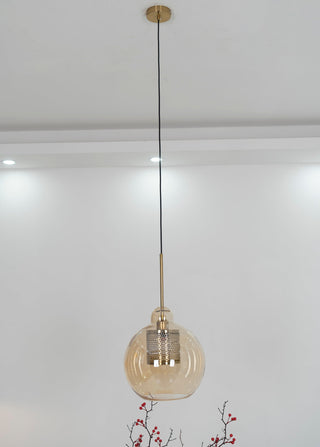 Lustra Suspension en Verre Chiswick pour Salon-Luire