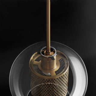 Lustra Suspension en Verre Chiswick pour Salon-Luire