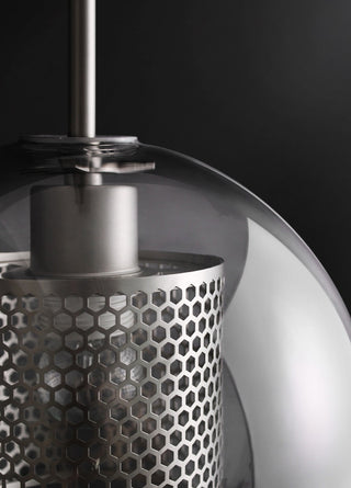 Lustra Suspension en Verre Chiswick pour Salon-Luire
