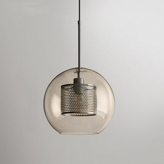 Lustra Suspension en Verre Chiswick pour Salon-Luire