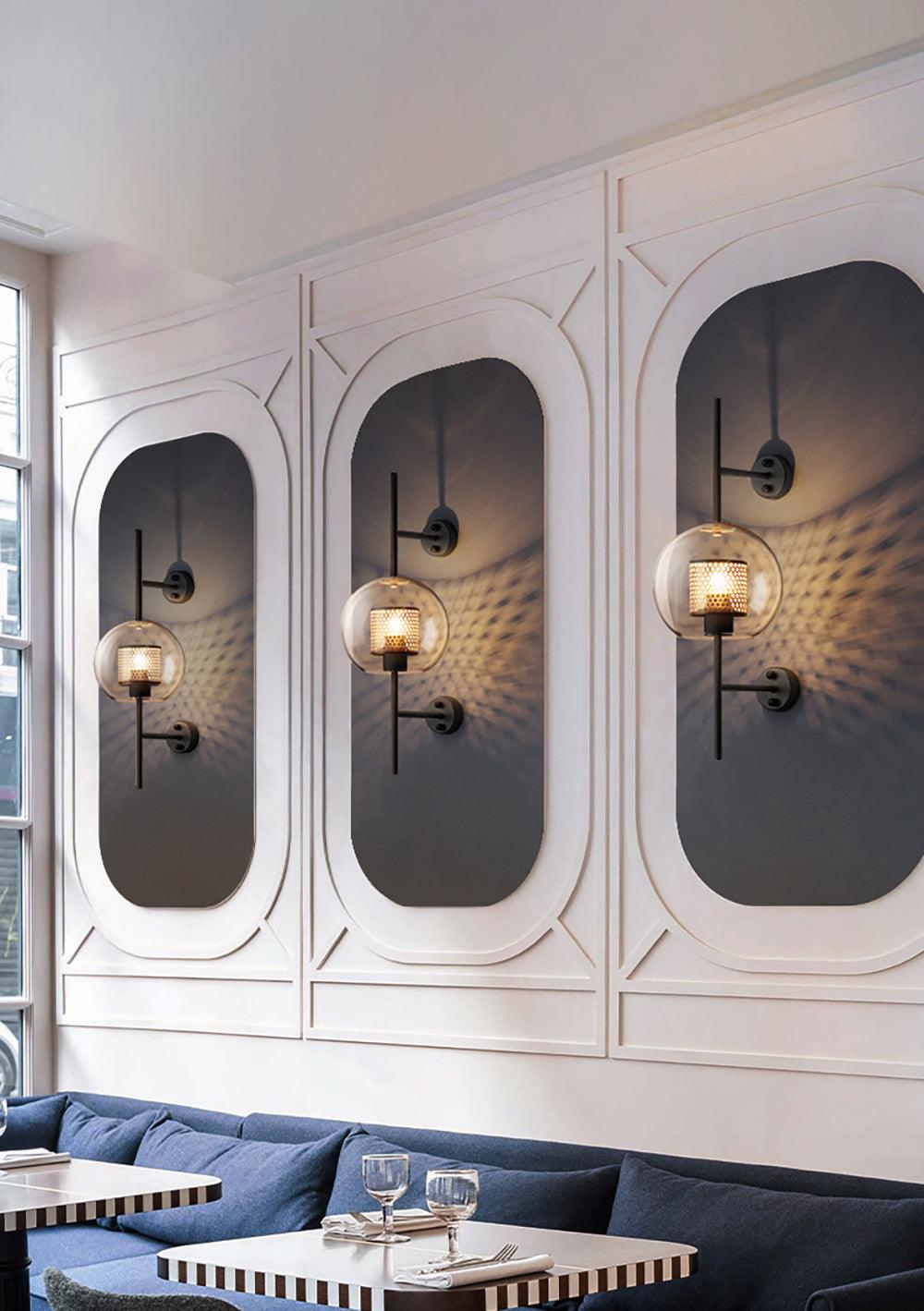 Rivina Applique Murale en Verre Art Nordic Premium
