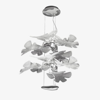 Solara Lustre Suspension Feuille Transparente