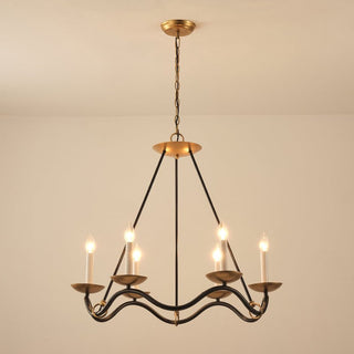Allirora Lustre Vintage en Laiton Élégant
