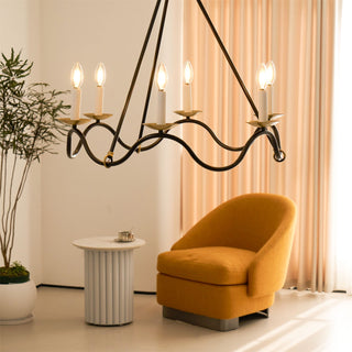Allirora Lustre Vintage en Laiton Élégant