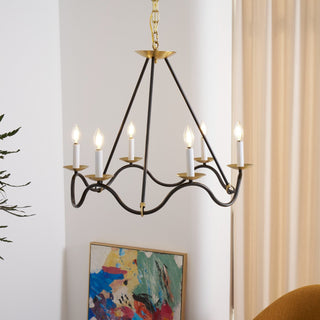 Allirora Lustre Vintage en Laiton Élégant