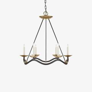 Allirora Lustre Vintage en Laiton Élégant