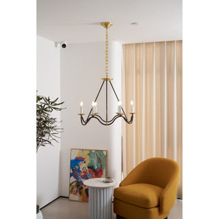 Allirora Lustre Vintage en Laiton Élégant