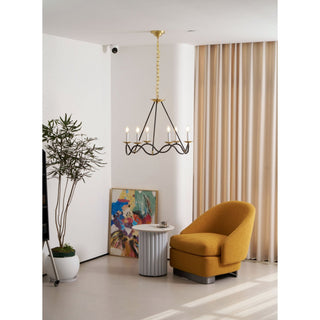 Allirora Lustre Vintage en Laiton Élégant