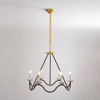 Allirora Lustre Vintage en Laiton Élégant
