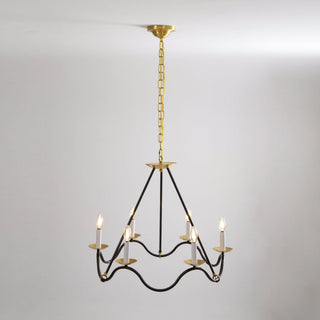 Shine Lustre en Métal de Laiton Industriel Vintage