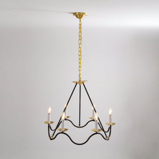 Allirora Lustre Vintage en Laiton Élégant