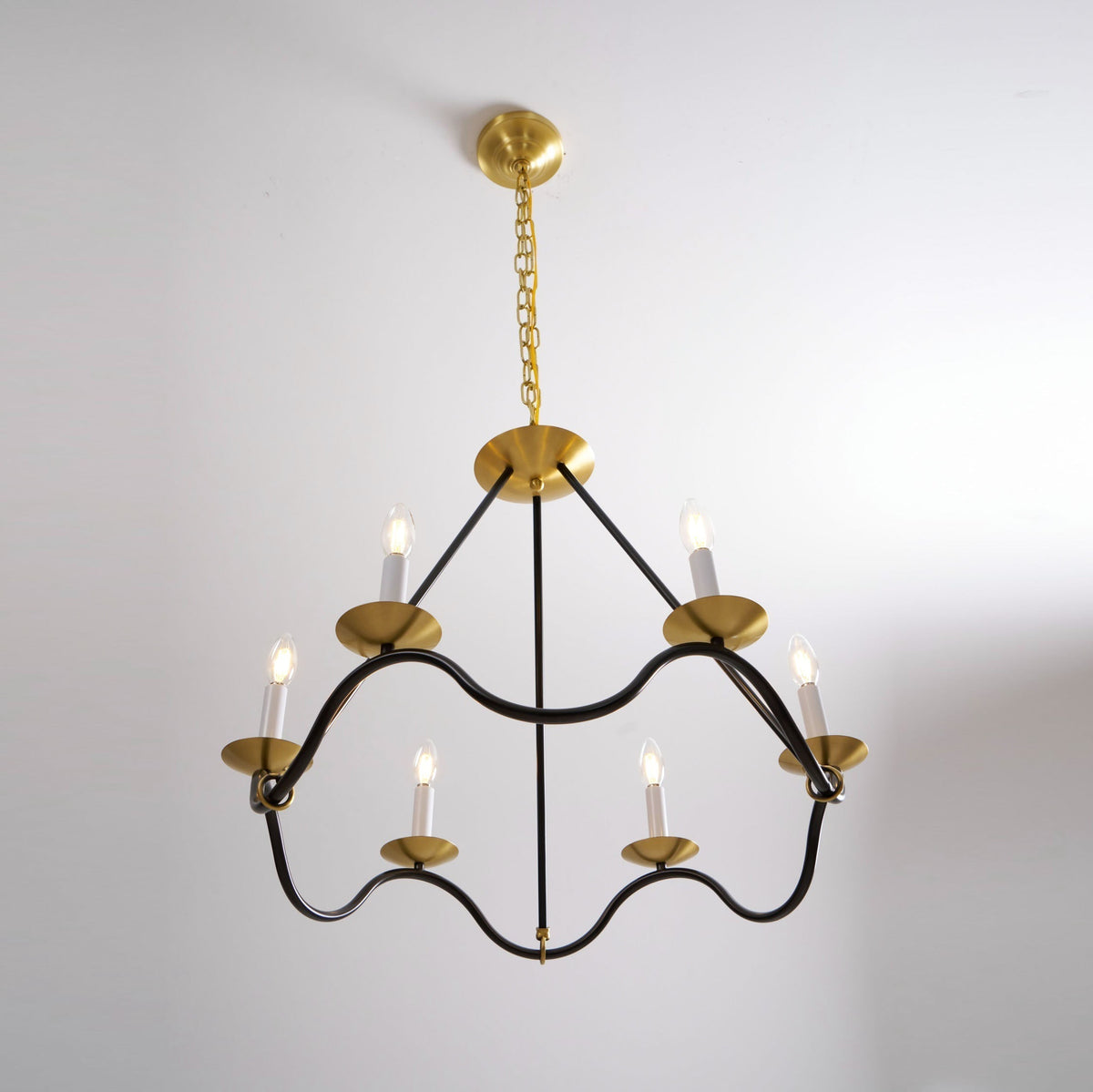 Lucivia Lustre Vintage en Laiton Élégant