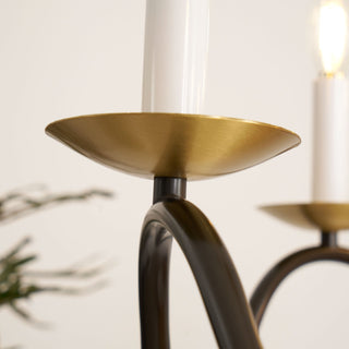 Shine Lustre en Métal de Laiton Industriel Vintage