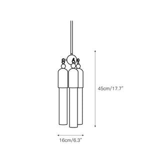 Lampe Suspendue Métal-Acrylique Moderne Minimaliste Tilt