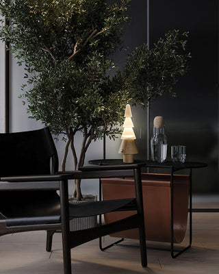 Olivia Modern Wood Table Lamp-Neutral Decor