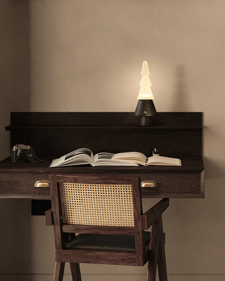 Olivia Modern Wood Table Lamp-Neutral Decor