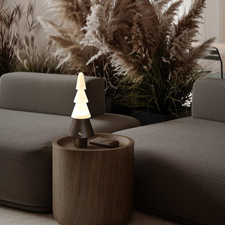 Olivia Modern Wood Table Lamp-Neutral Decor