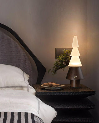 Olivia Modern Wood Table Lamp-Neutral Decor