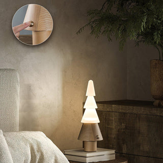 Olivia Modern Wood Table Lamp-Neutral Decor