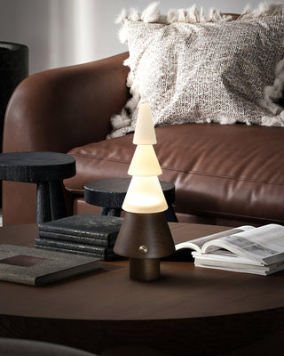 Olivia Modern Wood Table Lamp-Neutral Decor