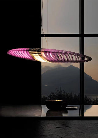 Chroma Glide Suspension Lamp-Neutral Decor