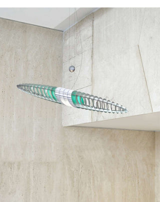 Chroma Glide Suspension Lamp-Neutral Decor