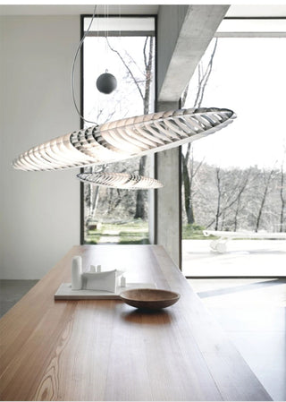 Chroma Glide Suspension Lamp-Neutral Decor