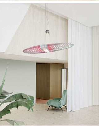 Chroma Glide Suspension Lamp-Neutral Decor