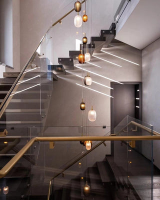 Chromatic Gem Drop Chandelier-Neutral Decor