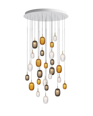 Chromatic Gem Drop Chandelier-Neutral Decor