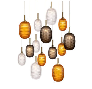 Chromatic Gem Drop Chandelier-Neutral Decor