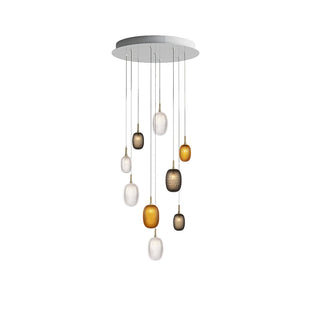 Chromatic Gem Drop Chandelier-Neutral Decor