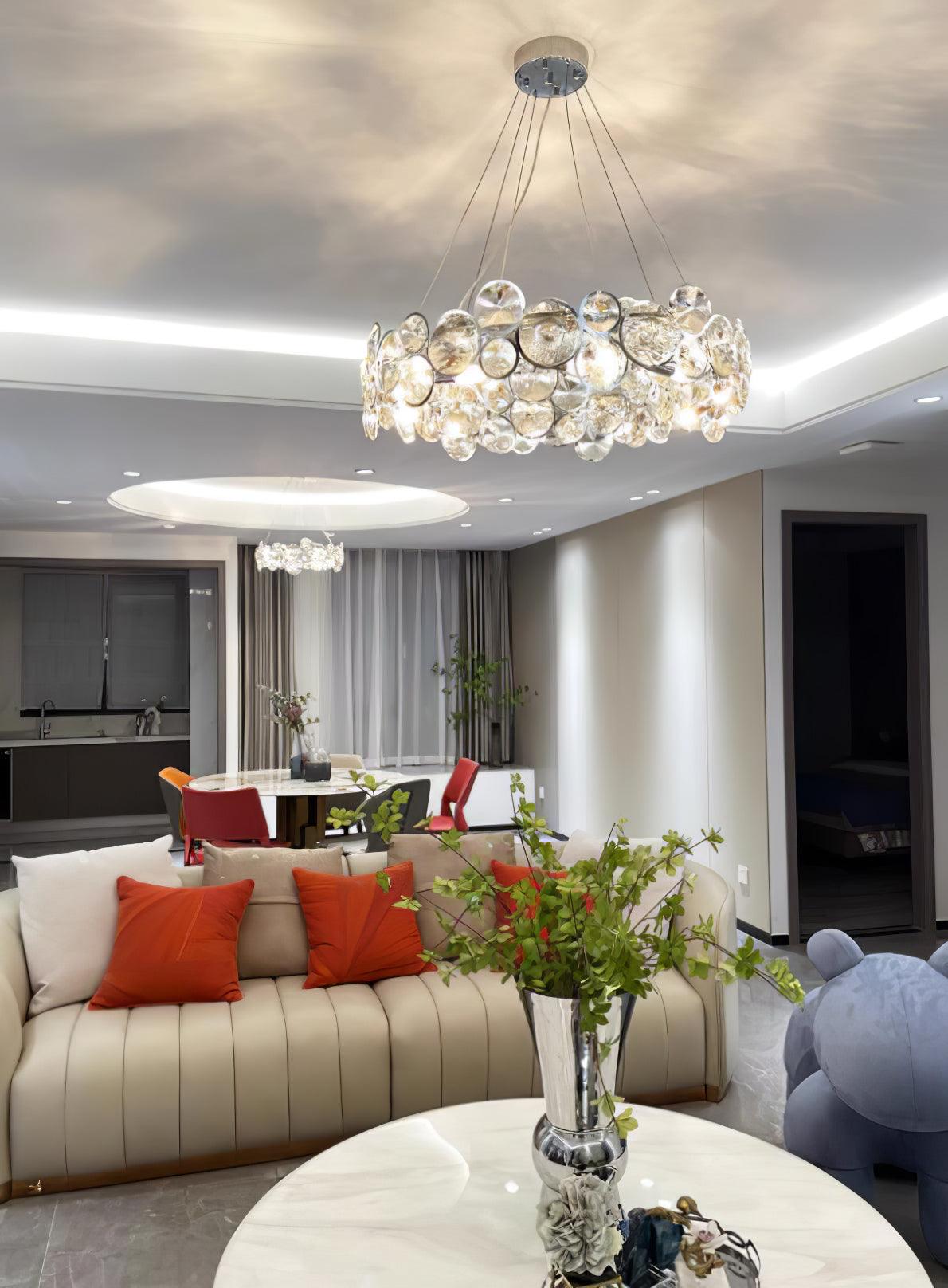 Casaria Lustre Rond Postmoderne Luxe