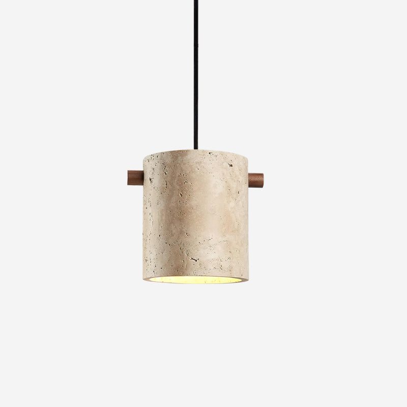 Gavilo Travertine Pendant Lamp-Neutral Decor