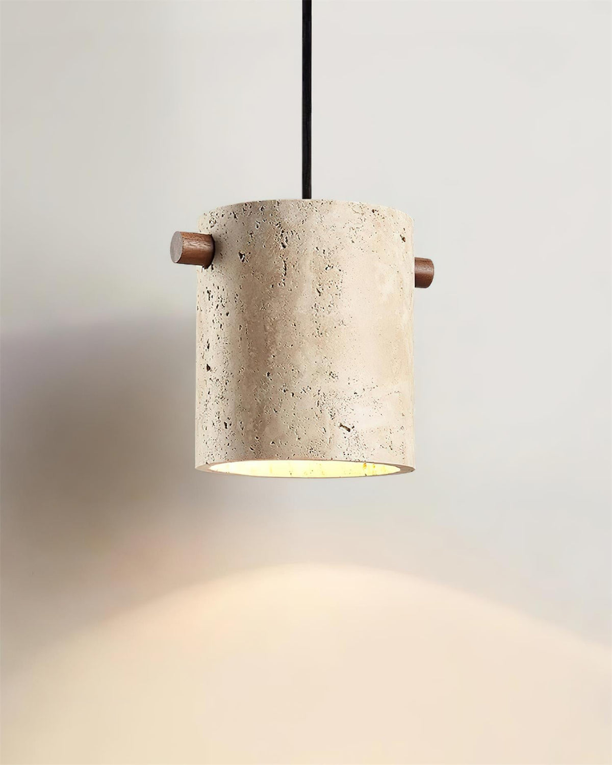 Gavilo Travertine Pendant Lamp-Neutral Decor