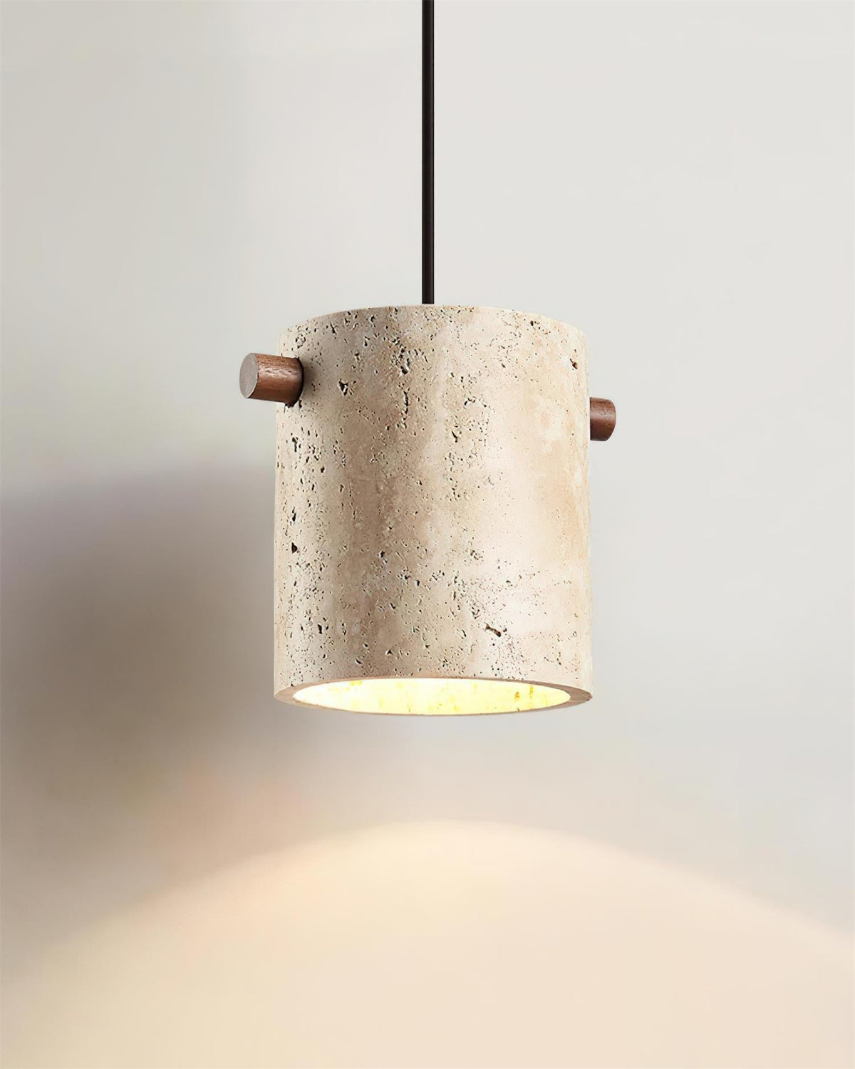 Gavilo Travertine Pendant Lamp-Neutral Decor
